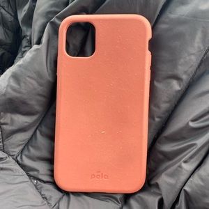Pela Case iPhone 11, terra cotta color